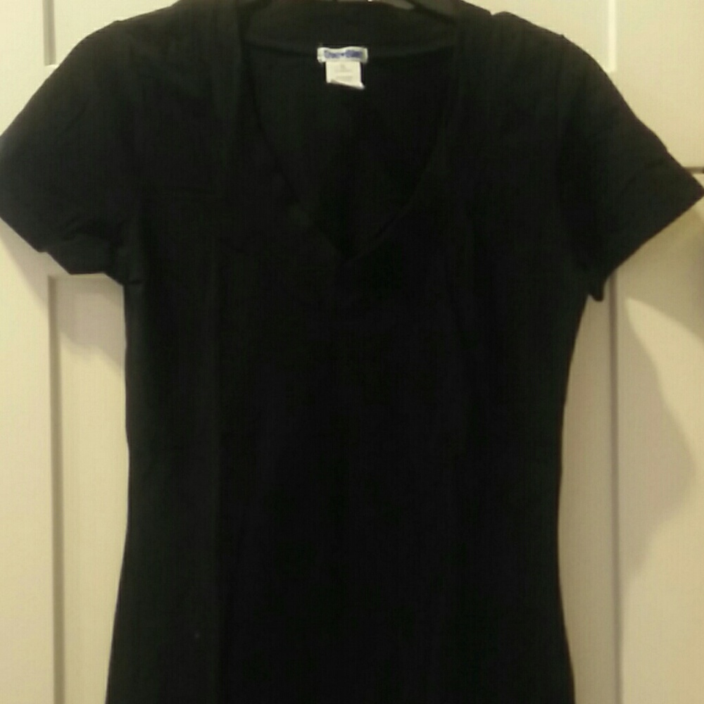 True Blue women's vneck tee